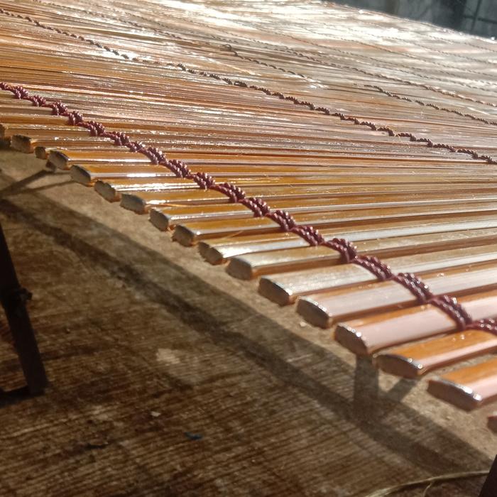 Gambar tirai bambu size 2x2.5 (LxT) - plitur coklat dari onalif store undefined Tokopedia