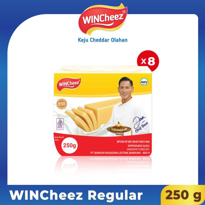Gambar WINCheez Keju Regular 250 Gram x 1 Slop Isi 8 Pcs dari WINCheez Indonesia undefined Tokopedia