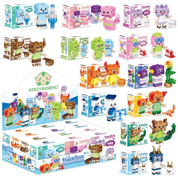 Gambar 1 SET BUILDING BLOCK ANIMAL BRICK MOTIF HEWAN ANIMASI MURAH LUCU L1 - L5 dari KIDSPARKLE undefined Tokopedia