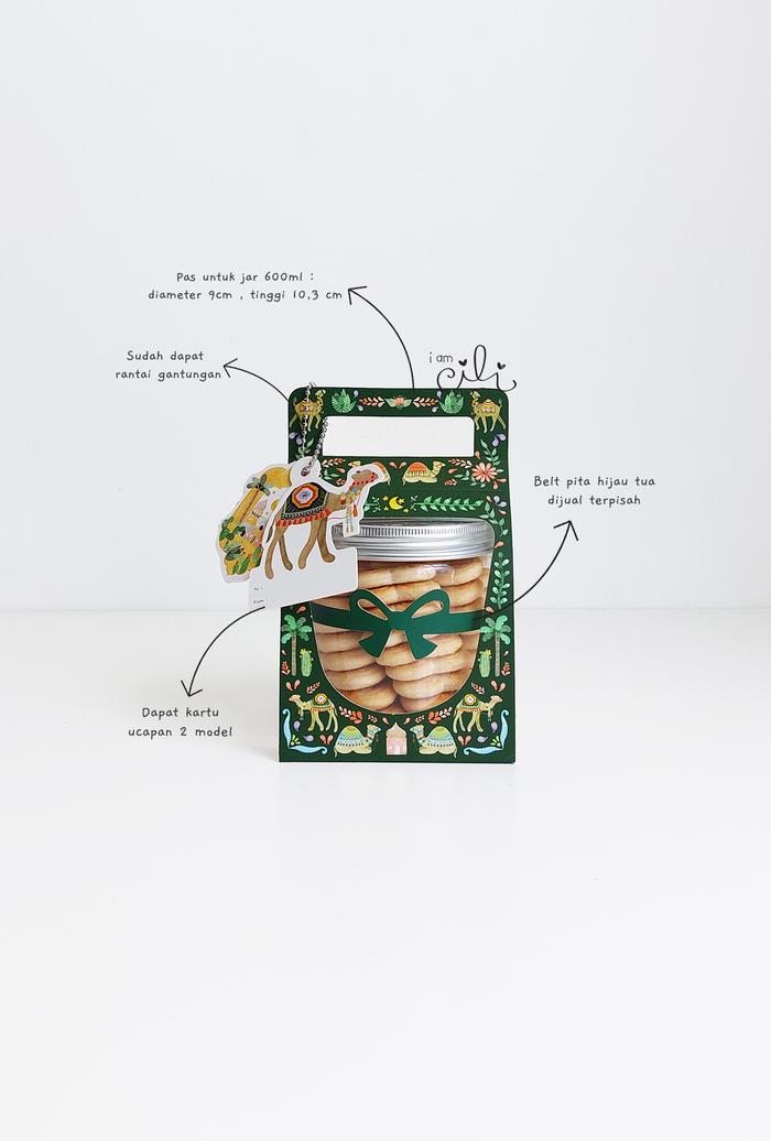 Gambar (BOX JAR 600 ml LEBARAN ) kotak kue kering toples tabung 600ml (isi10) - FAIZA600(NIGHT) dari i am CiLi undefined Tokopedia