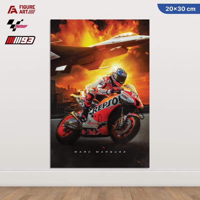 Gambar Poster Kayu MotoGP Marc Marquez 20x30cm 6mm Hiasan Dinding Kamar - Marc Marquez 1 dari Figure Art IDN undefined Tokopedia