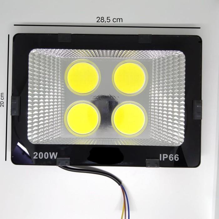 Gambar WANDI LAMPU SOROT TEMBAK LED 50 100 200 300 400 50 WAT FLOOD LIGHT LED - COB ECO 200 W dari eco led lighting undefined Tokopedia