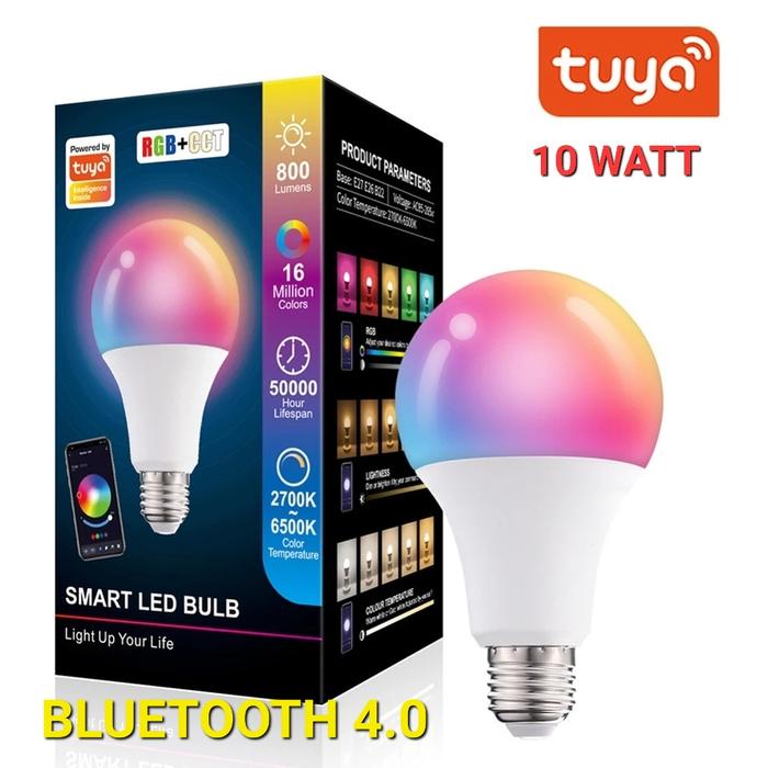Gambar Tuya Smart home bluetooth wifi led bulb RGBW bohlam pintar smartphone - 10W BT dari KJ aksesoris elektronik undefined Tokopedia