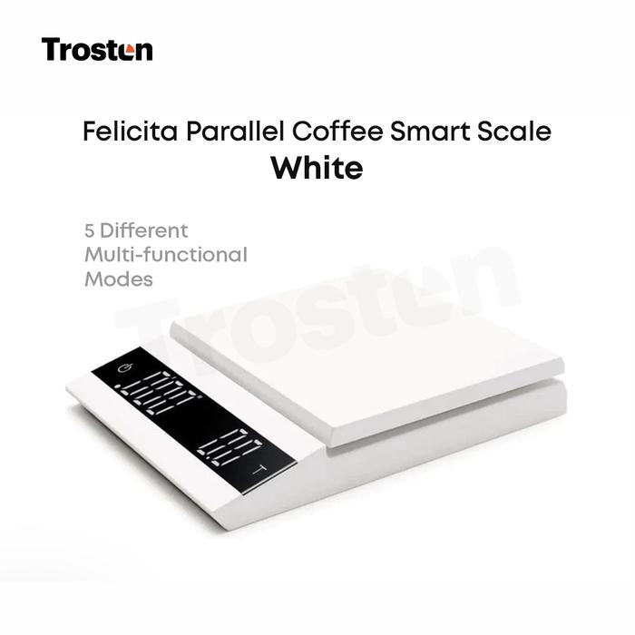 Gambar Felicita Parallel Coffee Smart Scale - 5 Multifunction mode - Akurat - White dari Trosten undefined Tokopedia