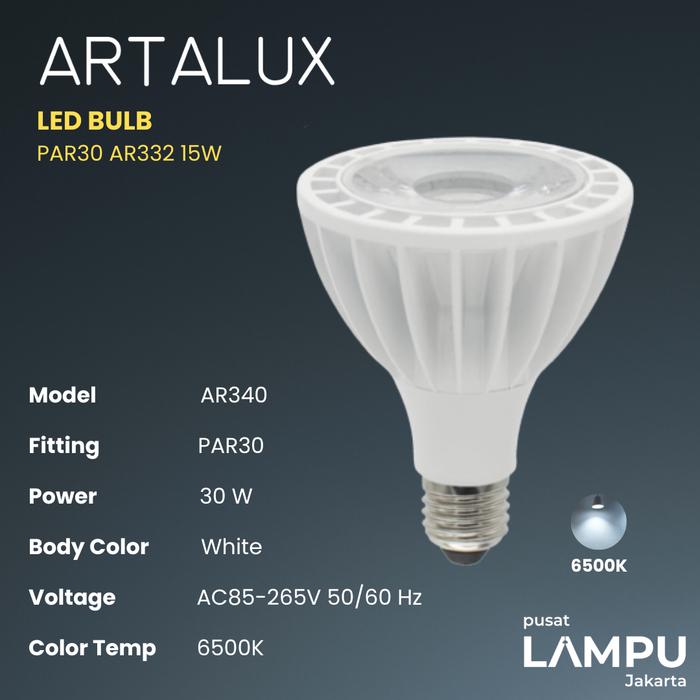 Gambar ARTALUX Par30 COB Led 30watt LED 220Volt - 6000k dari Pusat Lampu Jakarta undefined Tokopedia