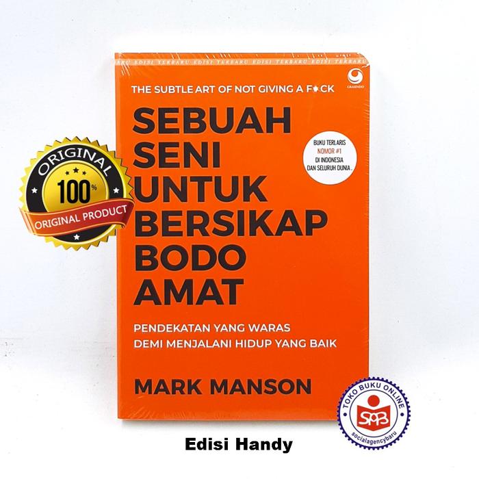 Gambar Sebuah Seni untuk Bersikap Bodo Amat - Mark Manson - EDISI HANDY dari Social Agency Baru undefined Tokopedia