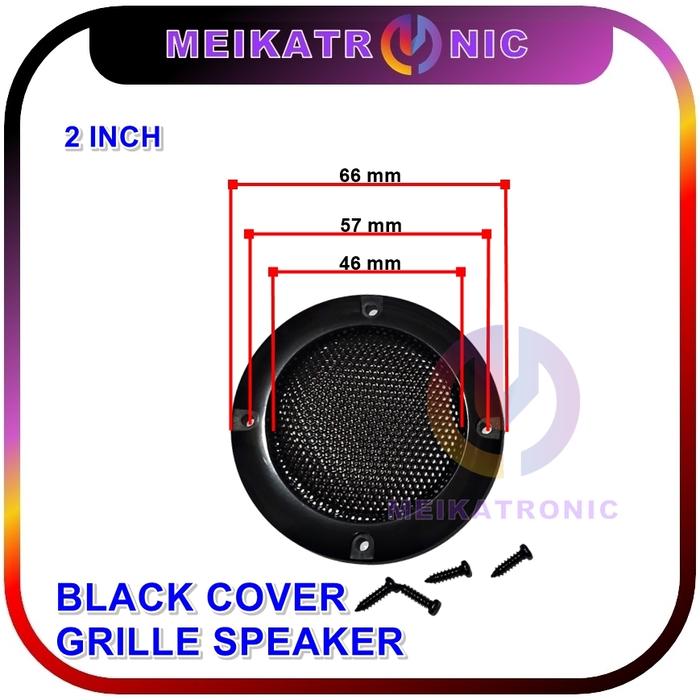 Gambar Cover Grille Ram Speaker Woofer 2 3 4 Inci Black | Warna Hitam - 2 Inci dari MEIKATRONIC undefined 3 Tokopedia
