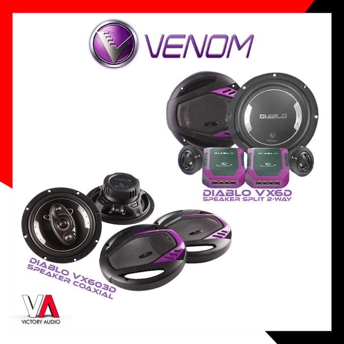 Gambar Paket Audio Mobil VENOM DIABLO SERIES Speaker VX 6 D + VX 603 D ORI dari VICTORY AUDIO SERPONG undefined Tokopedia