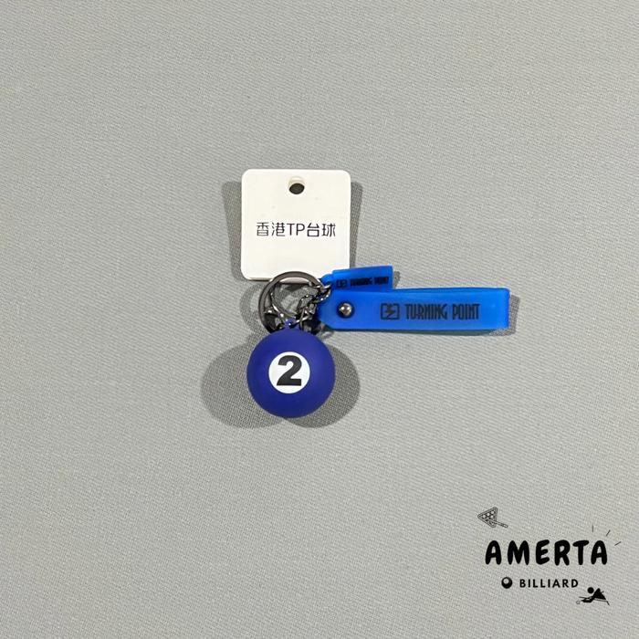 Gambar Turning Point Keychain - Gantungan Kunci Billiard - Gantungan Bola - No 2 dari Amerta Billiard undefined Tokopedia