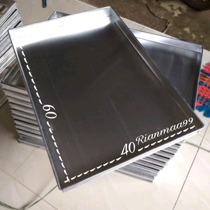 Gambar Loyang Oven/Loyang Kue Kering/Loyang Kue Nastar UK 40X60 Nhn Alumunium dari AZIZMALLQ undefined Tokopedia