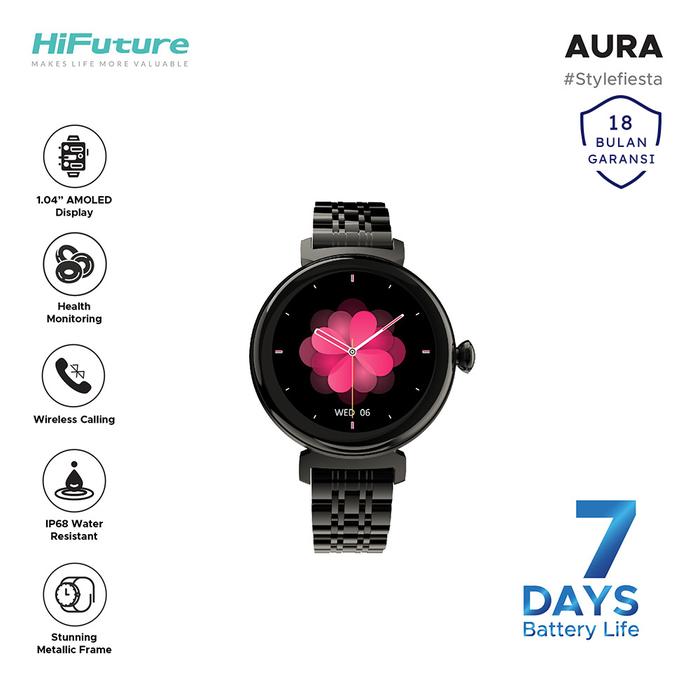 Promo HiFuture Aura Women Smart Watch Silver Cicil 0% 3x