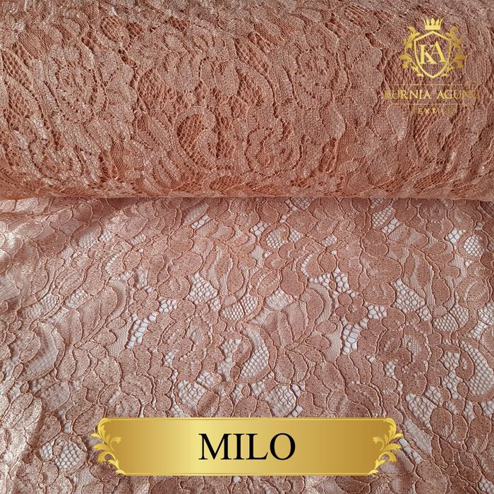 Gambar Bahan Kain Bridesmaid Termurah Warna Kulit Nude Kain Satin Tulle Dot - brukat milo dari Toko Kain Kurnia Agung undefined Tokopedia