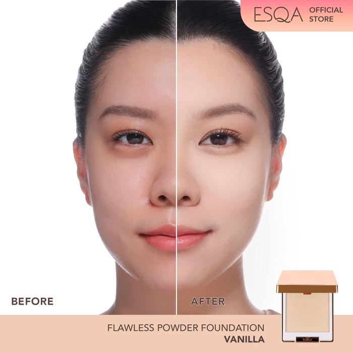 Gambar ESQA Flawless Powder Foundation - - Vanilla dari Esqa Cosmetics undefined Tokopedia