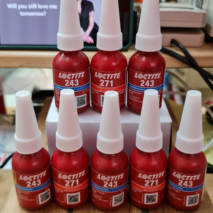 Gambar LOCTITE 271 THREADLOCKER 10 ML HIGH STRENGTH RED dari HansyaTech undefined Tokopedia