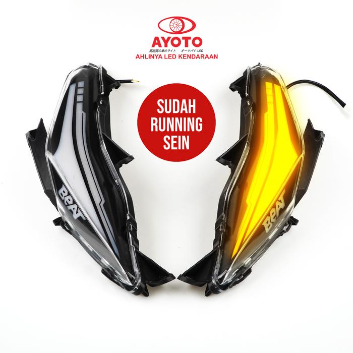 Gambar HEADLAMP BEAT BILED PROJIE PROJECTOR AYOTO CUSTOM SEIN WELCOME - SEIN BEAT ESP, Putih dari AyotoLED undefined Tokopedia