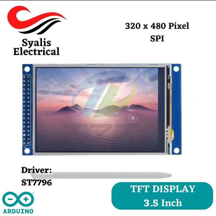 Gambar Display touch screen TFT LCD OLED 3.5 inch arduino 34pin [SYALIS] dari Syalis Electrical Store undefined Tokopedia
