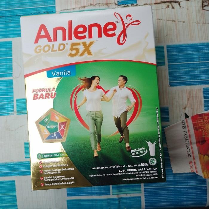Gambar Susu Susu Anlene Gold 5X (Original / Vanila) - 650 Gram Best Seller - Original dari Milkshoop undefined 4 Tokopedia