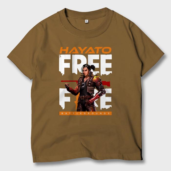 Gambar Baju Kaos Anak Game Free Fire Hayato FF Atasan Anak FF-02 B - Caramel, XXL dari Yanura Official undefined Tokopedia