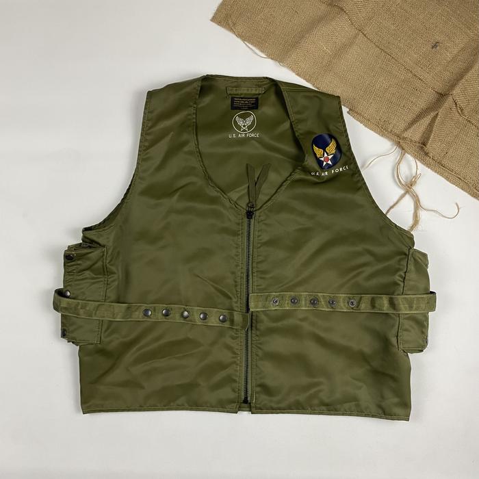US.ARMY◇ベスト/S/ナイロン/KHK ◇50s⁄前期型⁄ARMOR VEST⁄