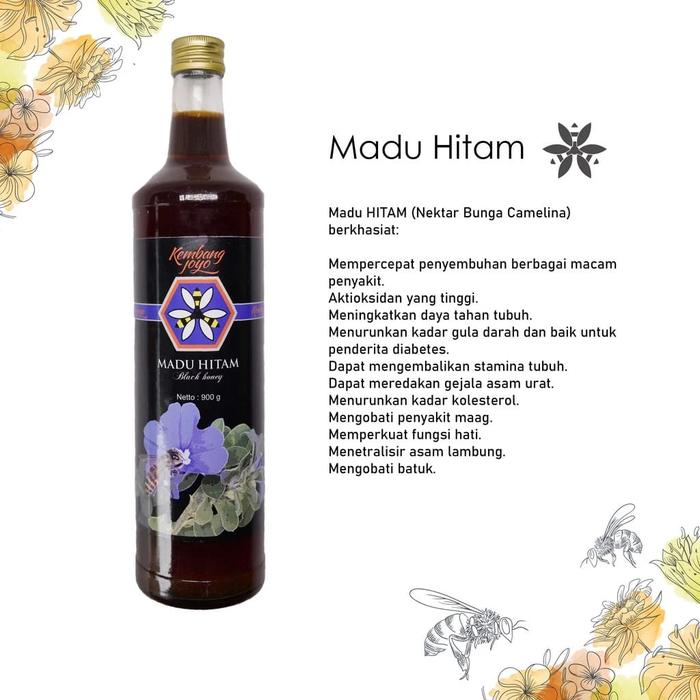 Gambar Madu Asli - Madu Kembang Joyo - Madu Hitam 660 ml dari Madu Kembang Joyo Official undefined Tokopedia