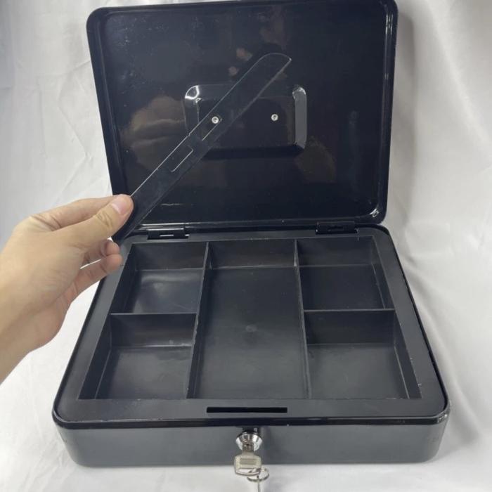 Gambar Kotak Brankas Uang Perhiasan Safebox Key Lock 30x24x9CM - 250A - UNIT B dari E-Ternal.Market undefined 5 Tokopedia