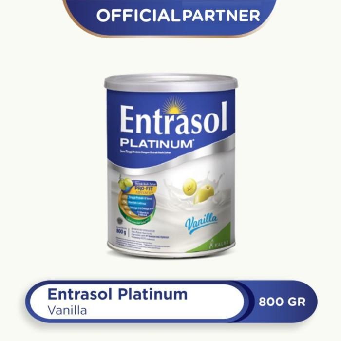 Gambar Susu Entrasol Platinum Vanila, 800Gr High Quality - 1 pcs dari Milkshoop undefined Tokopedia
