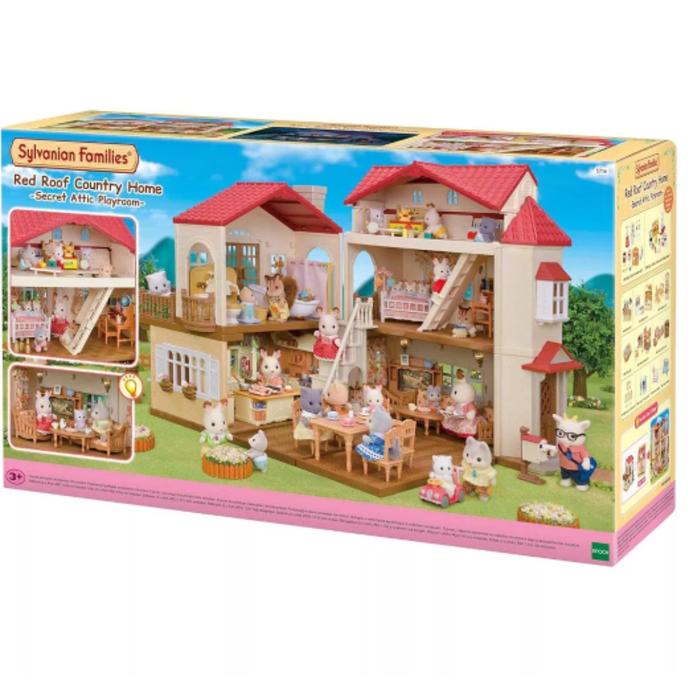 Gambar Mainan Rumah Sylvanian Red Roof Country Home Secret Attic Playroom dari Mishana Shop undefined Tokopedia