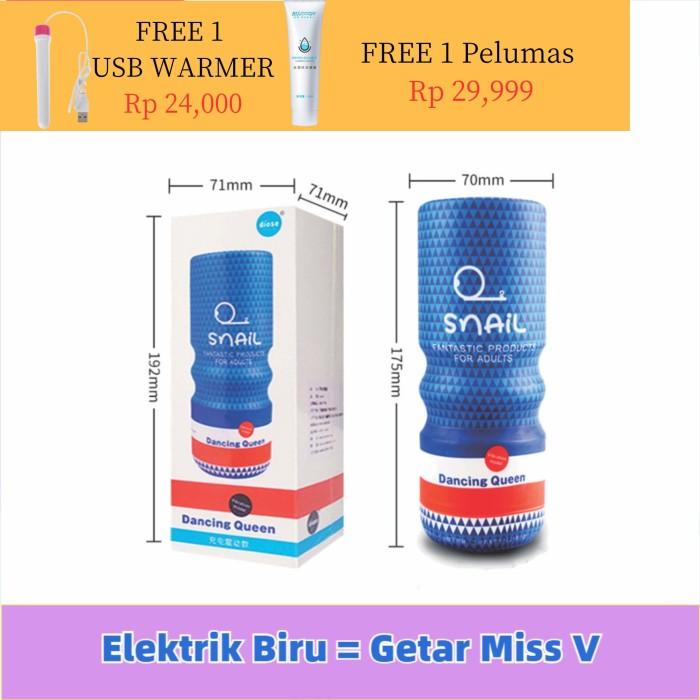 Gambar Tenga Snail Cup Getar Electric Alat Bantu Pijat Pria Toys - Elektrik Biru dari OhayoID undefined Tokopedia
