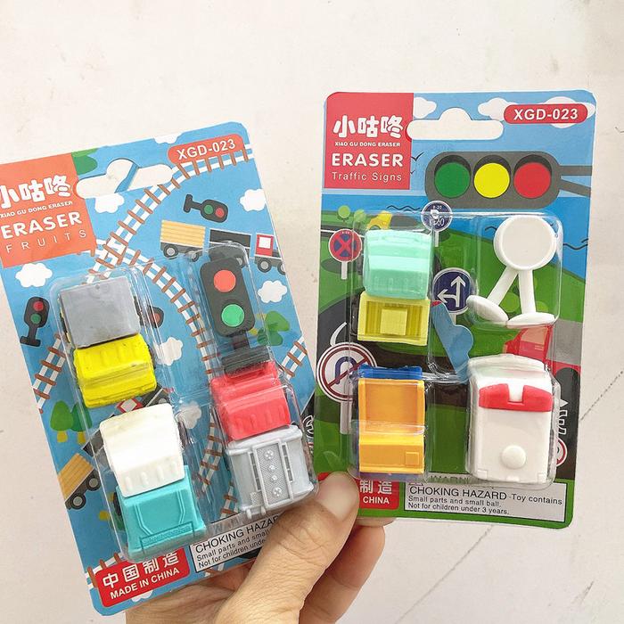 Gambar Penghapus Set Cute Alat Tulis Penghapus Pensil Karakter ERASER - 023 Mobil dari Simbur Jaya undefined Tokopedia