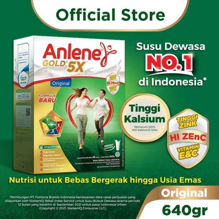 Gambar Susu Anlene Susu Bubuk Gold Plus Coklat Original Vanila 650G High - original dari Milkshoop undefined 4 Tokopedia