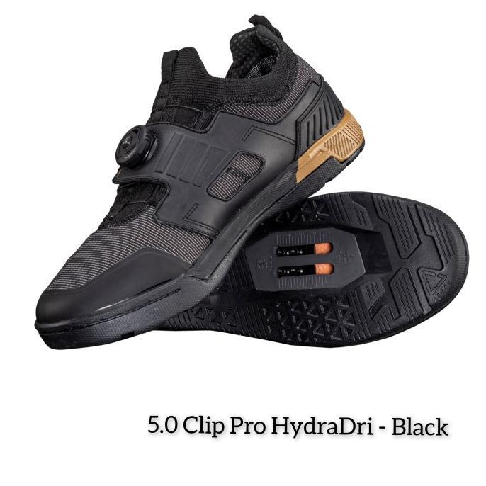 Gambar Shoes / Sepatu Sepeda Mtb Leatt 5.0 Clip Pro Hydradri - Black - 44 dari lenggoputri undefined Tokopedia