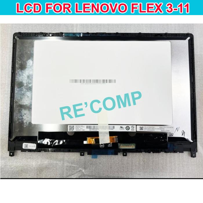 Layar Comp Jual LAYAR LED LCD LENOVO IDEAPAD FLEX 3 11 3-11IGL05 TOUCHSCREEN ...