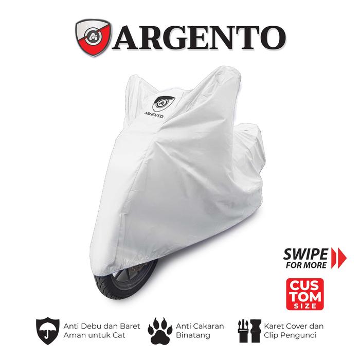 Gambar Honda Supra Fit Cover Motor Sarung Motor Selimut Motor Argento - Argento Silver dari TDC Variasi undefined Tokopedia