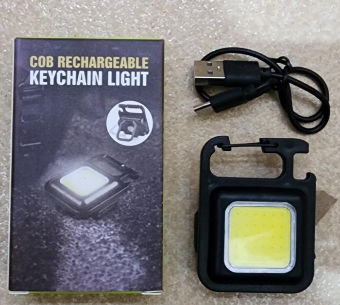 Gambar Lampu COB KeyChain Light Lampu Gantungan  Kunci Tas Camping Cas Ulang dari Surya Nusantara Medan_NEW undefined Tokopedia
