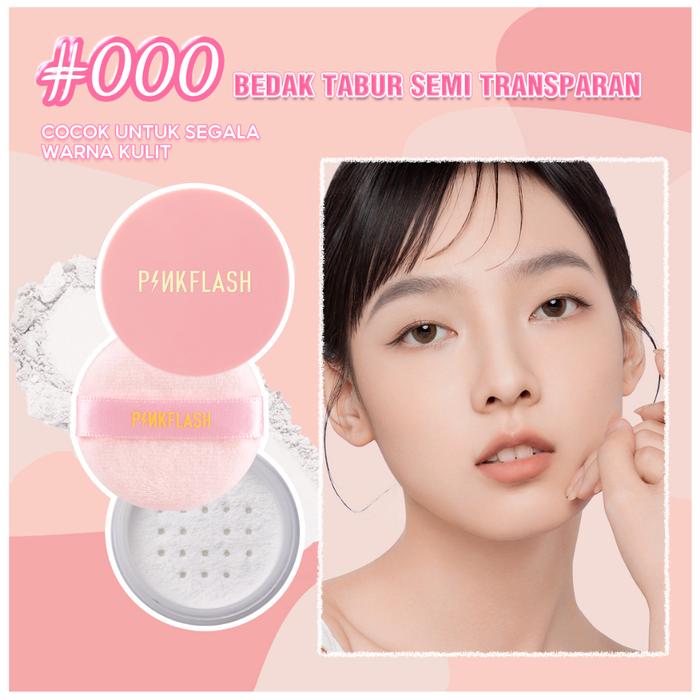Gambar PINKFLASH  Loose Setting Powder + Setting Spray PFF06 - #000 dari PINKFLASH STORE undefined Tokopedia