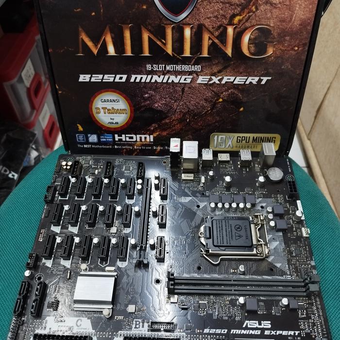 ASUS MINING EXPERT + Celeron G3900 Full Kit MB/CPU/RAM - ASUS B250