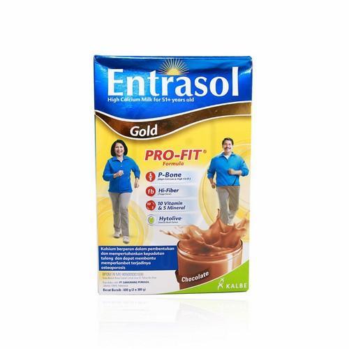 Gambar Susu Entrasol Gold Rasa Coklat Box 2 X 300 Gram Best Seller dari Milkshoop undefined Tokopedia