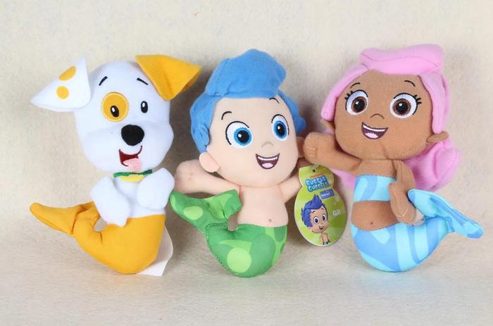 Gambar LM001 LOVELY 3pcs set Bubble Guppies Cartoon Plush Doll Toys 16cm dari Spirit Air undefined Tokopedia