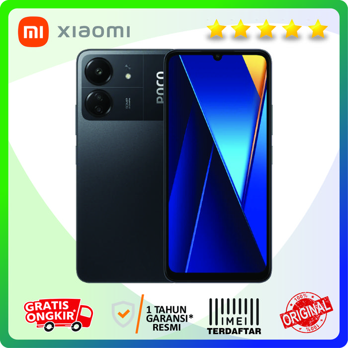 Gambar Xiaomi Poco C65 NFC 8/256, 6/128 GB Garansi Resmi - Hitam, 6/128 dari ALL_SHOPE99 undefined Tokopedia