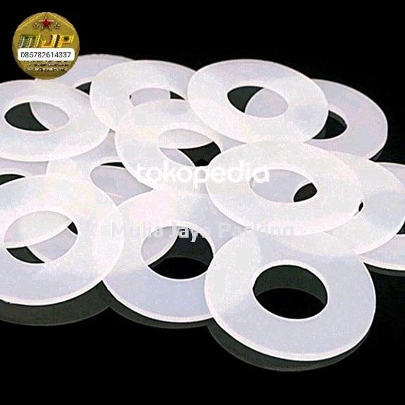 Gambar Ring Silicon  Seal Silicon OD 16mm ID 6mm x 2mm dari MULIA JAYA PACKING undefined Tokopedia