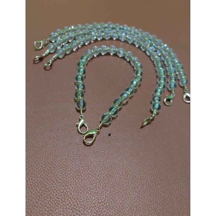 Gambar KEAJAIBAN TOKO ONLINE! Aksesoris Tas Wanita Rantai Tas Hand Bag Strap - Mutiara bening dari kondangg undefined 5 Tokopedia