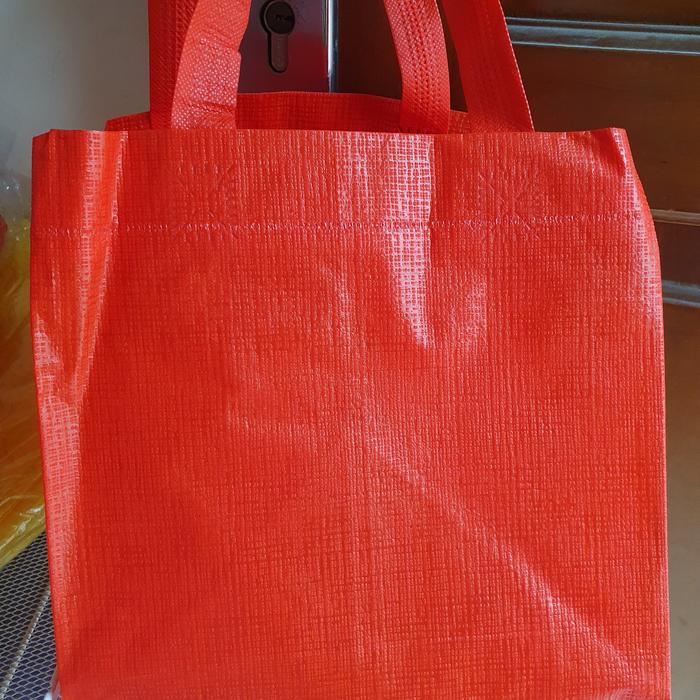 Gambar [Grosir]Tas spunbond/kain/Goodie bag/souvenir hajatan- LI Snowflake - Dice red dari Bagbond undefined Tokopedia