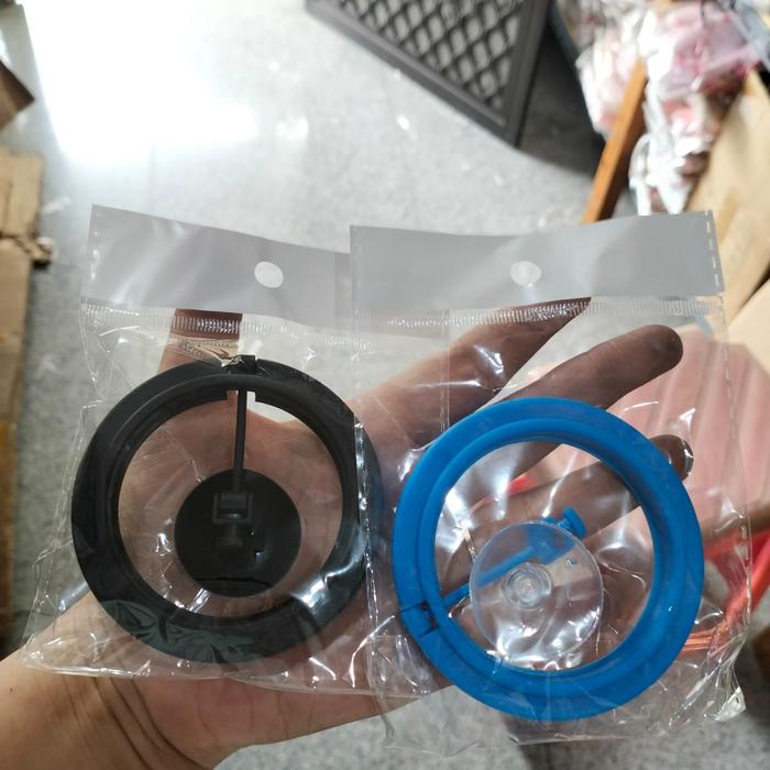 Gambar Floating ring feeding fish feeder tempat makan pakan ikan bulat kotak - Bulat biru dari DUITKOLEKSI undefined Tokopedia