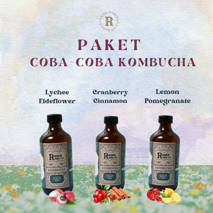Gambar Paket Coba-Coba Kombucha Rasa Favorit - 3x330 ml - Pilih sendiri, 3 x 330ml dari Ramuraga.co undefined 5 Tokopedia