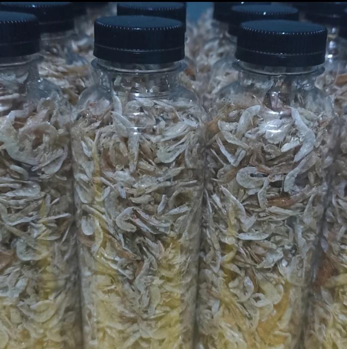 Gambar Pakan untuk ikan dan kura & Kura damer dada merah - udang 4 botol dari auranti store undefined Tokopedia