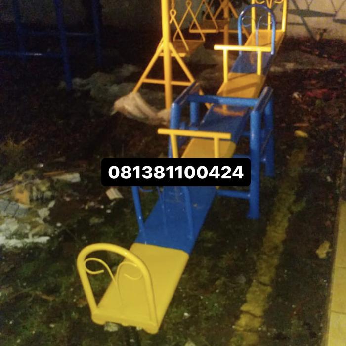 Gambar Mainan paud mainan taman kanak kanak jungkitan besi free ongkir jkt dari ayunanindonesia undefined Tokopedia