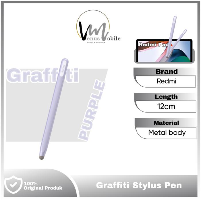 Gambar Redmi Stylus pad touch Screen pencil Suitable for Most Capacitive Pen - Purple dari Venus Mobile undefined Tokopedia