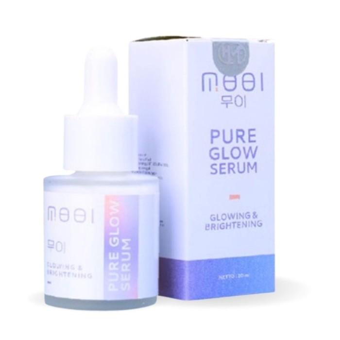Gambar Mooi Pure Glow Serum Korea Pemutih Wajah Pria Wanita Asli Bpom dari Gerai Hamasah undefined Tokopedia