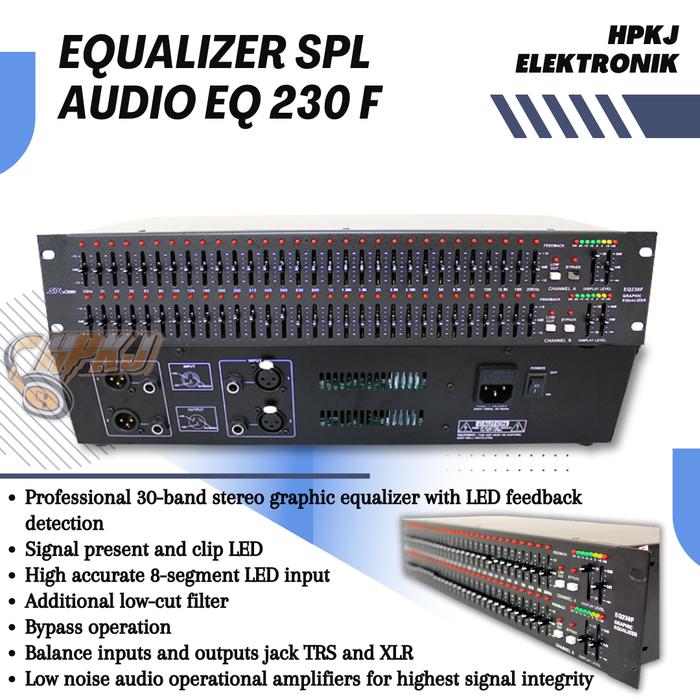 Gambar EQUALIZER SPL AUDIO EQ 230 F equaliser spl audio eq-230f original dari Hpkawijaya undefined Tokopedia