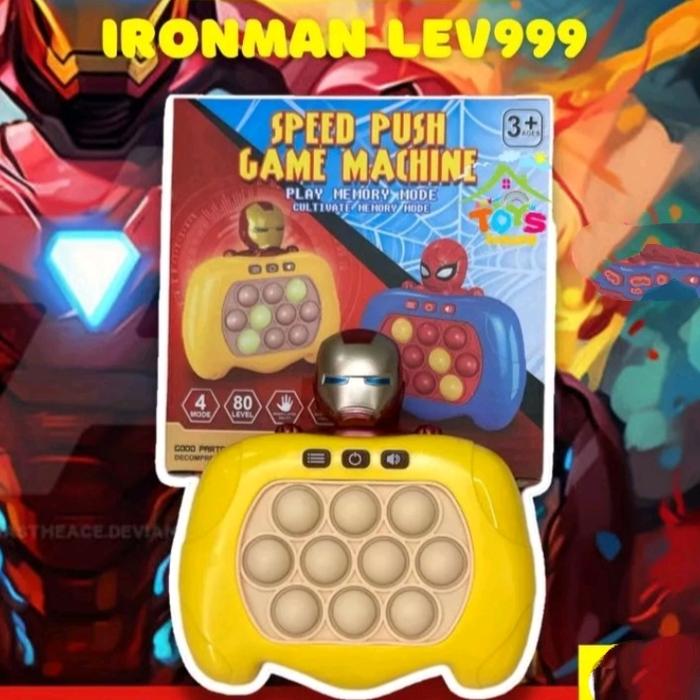 Gambar Game fidget toy spiderman pop it fidget toy iron man - ironman dari klover shop undefined Tokopedia